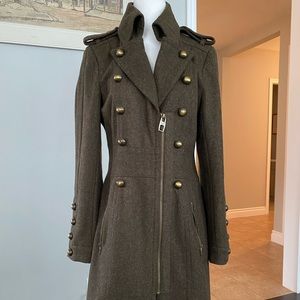 Lined military style jacket
